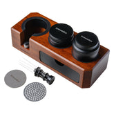 Coffee Tamping Station with Coffee Tamper, Tamper and Bottomless Portafilter Coffee Tamping Station with Coffee Tamper, Tamper and Bottomless Portafilter