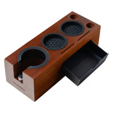 Tamping Station with Coffee Tamper, Self Leveling Tamper, Bottomless Portafilter