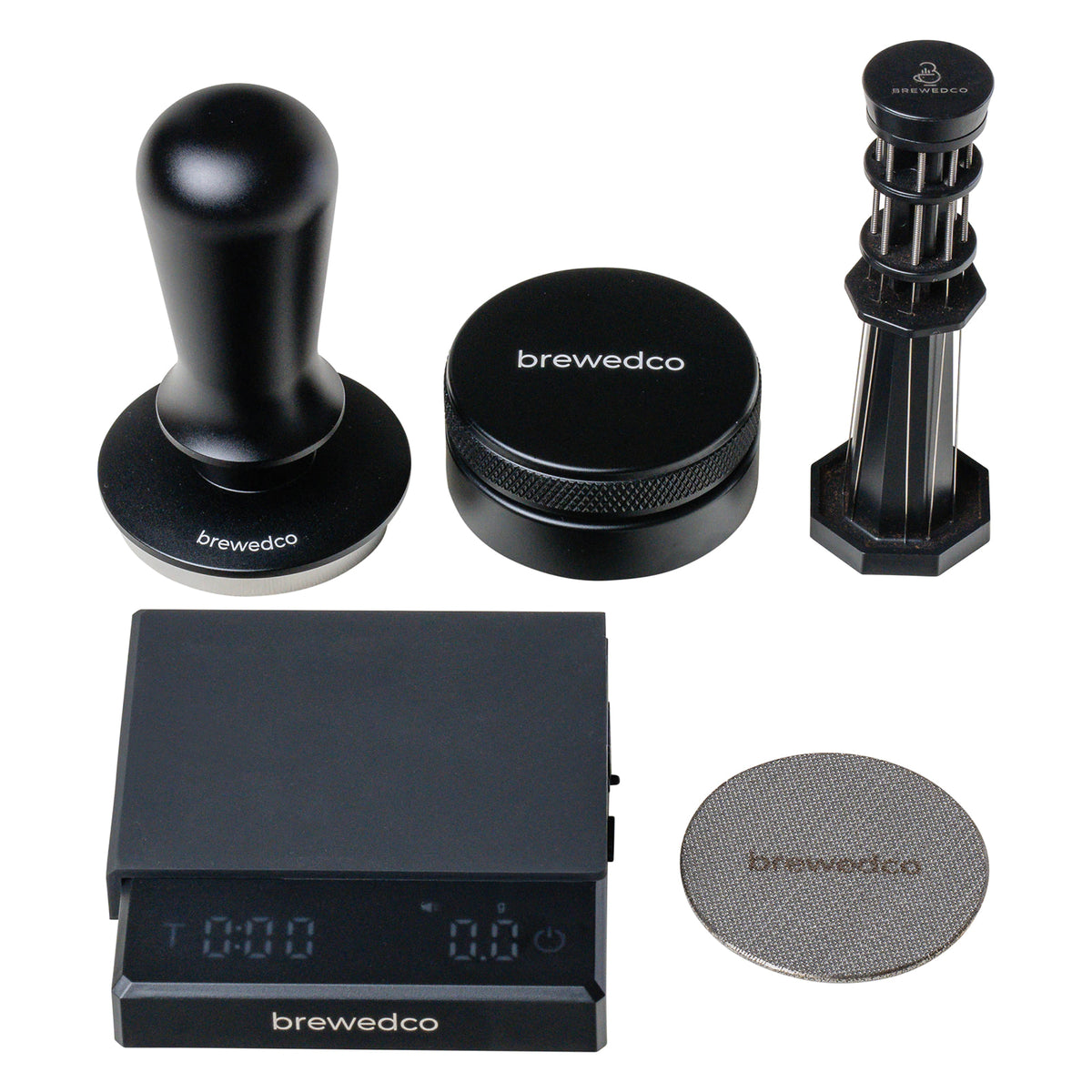 Brewedco Barista Essentials Tool Kit V2 - 58mm Black